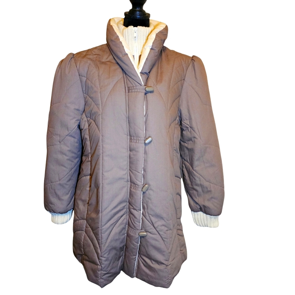 Vintage Saxton Hall Comfy Warm Quilted Coat